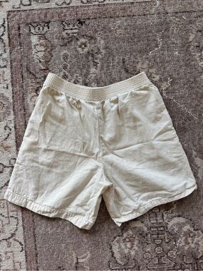 Wilfred Cream Elastic-Waist Bermuda Shorts